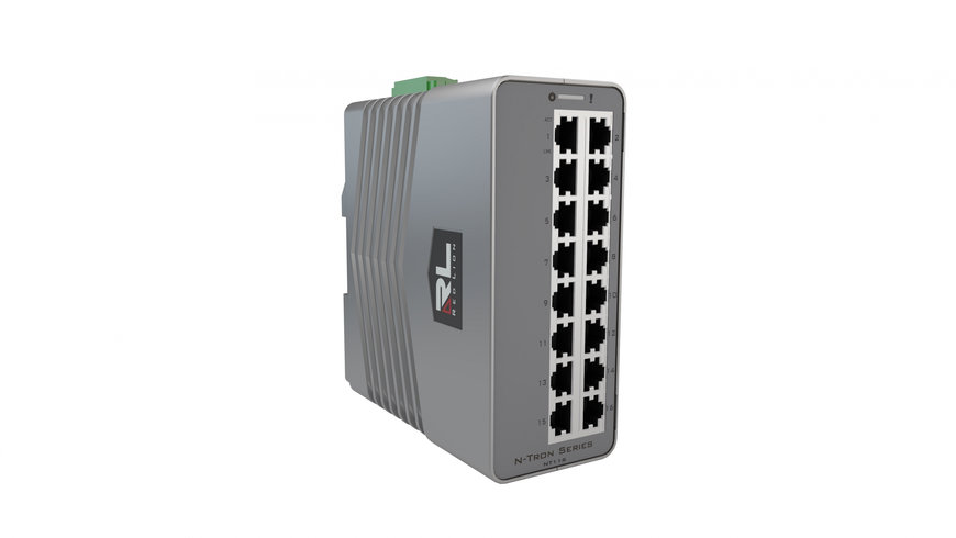 Red Lion® lanceert de nieuwe N-Tron® NT116 Unmanaged 16-poorts industriële Ethernet-switch 